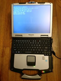 Panasonic ToughBook CF 30 Touchscreen Rugged Laptop AS IS for parts