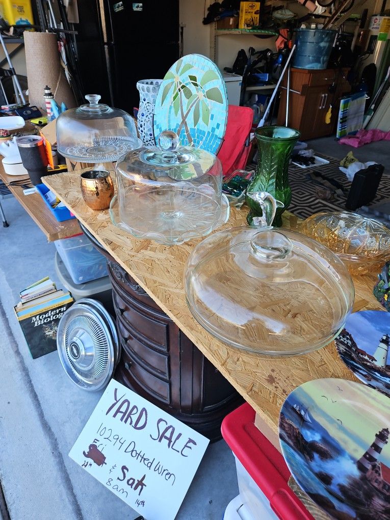 Pastry or Cake Glass Covers (3)