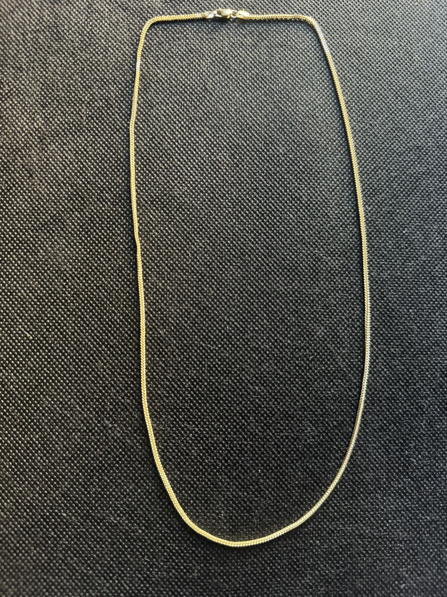 10k gold 1.5mm 20 Inch Franco