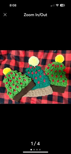 Crochet Christmas Tree Hat