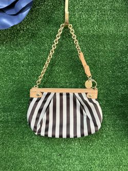 henri bendel striped Wristlet Bag