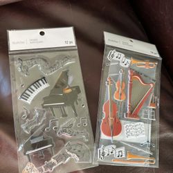 NEW Recollections Musical Stickers - Set of 2 Packs 