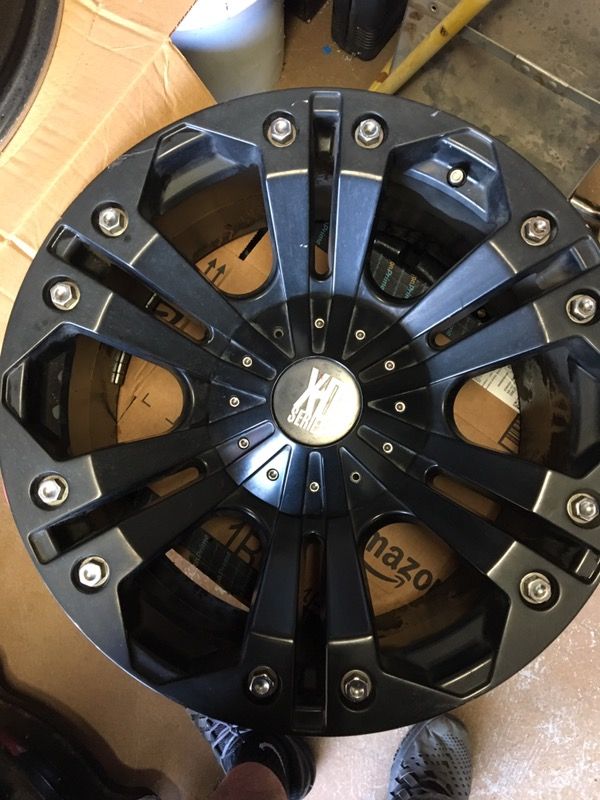 20x10 XD Monster rims for dodge