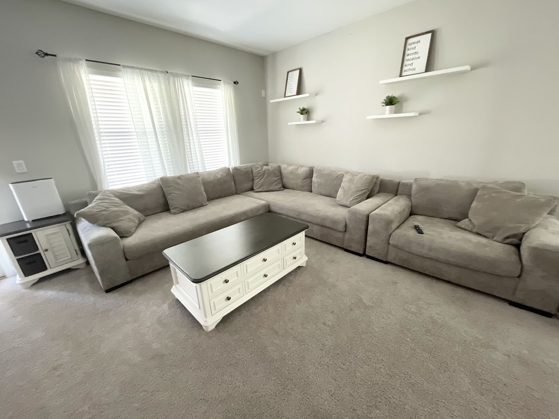 Sectional And Chair