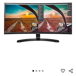 LG 34 Inch Curved QHD IPS Monitor 