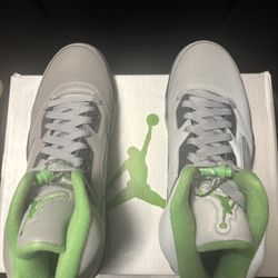 Jordans 5 Retro(Green Bean)