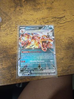 Charizard ex card