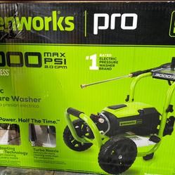 Greenworks Pressure Washer. 3000 PSI. New