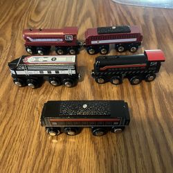 Circo Wooden Trains Lot Of 5 For Sale