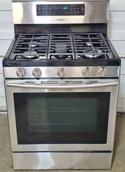 Samsung gas Stove -Double oven - Stainless steel
