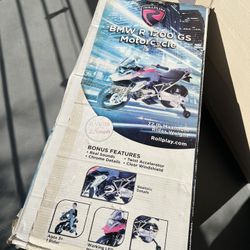 BMW R1200 GS Kids Electric Motorcycle 6V – New Open Box – Untested