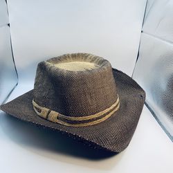 Peter Grimm Straw Beach Western Hat One Size