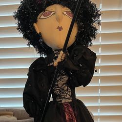 Halloween Witch & Metal Haunted House
