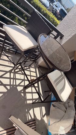 Outdoor high table