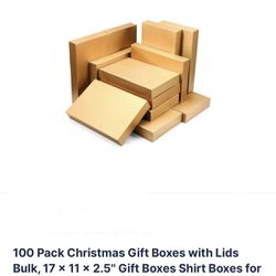 Large Boxes! Great For Gifts And Clothes. 