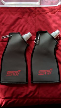 Subaru STI flat water bottle