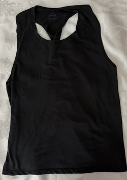 Women’s Black Nike, Dri-Fit Workout Tank, Size Large