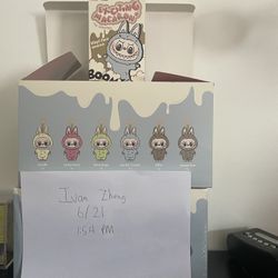 Pop Mart Labubu The Monsters Exciting Macaron Vinyl Plush Pendant Single Blind Box