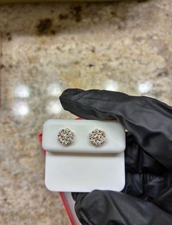 VVS 925 Honeycomb Diamond earrings