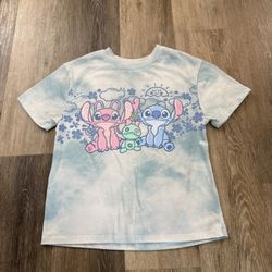 Small - Kid’s Disney Stitch And Angel Shirt 