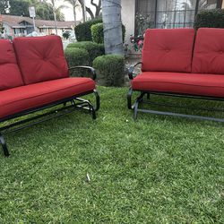 patio swing beanch set  2 pieces 