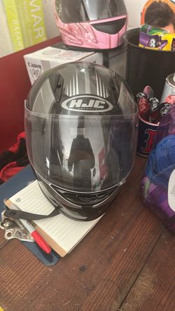 Two motorcycle helmets, 50 bucks each