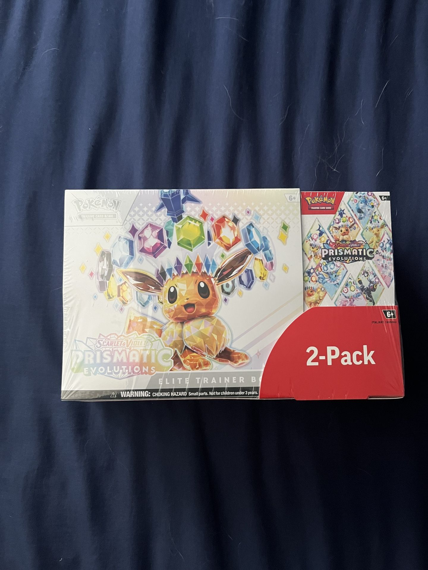 Pokemon Prismatic Evolutions Elite Trainer Box + Booster Bundle 2-pack