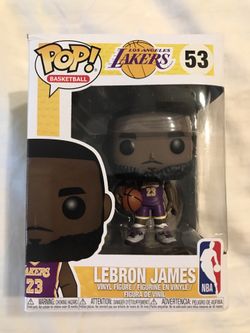 Funko Lebron James Pop purple jersey rare