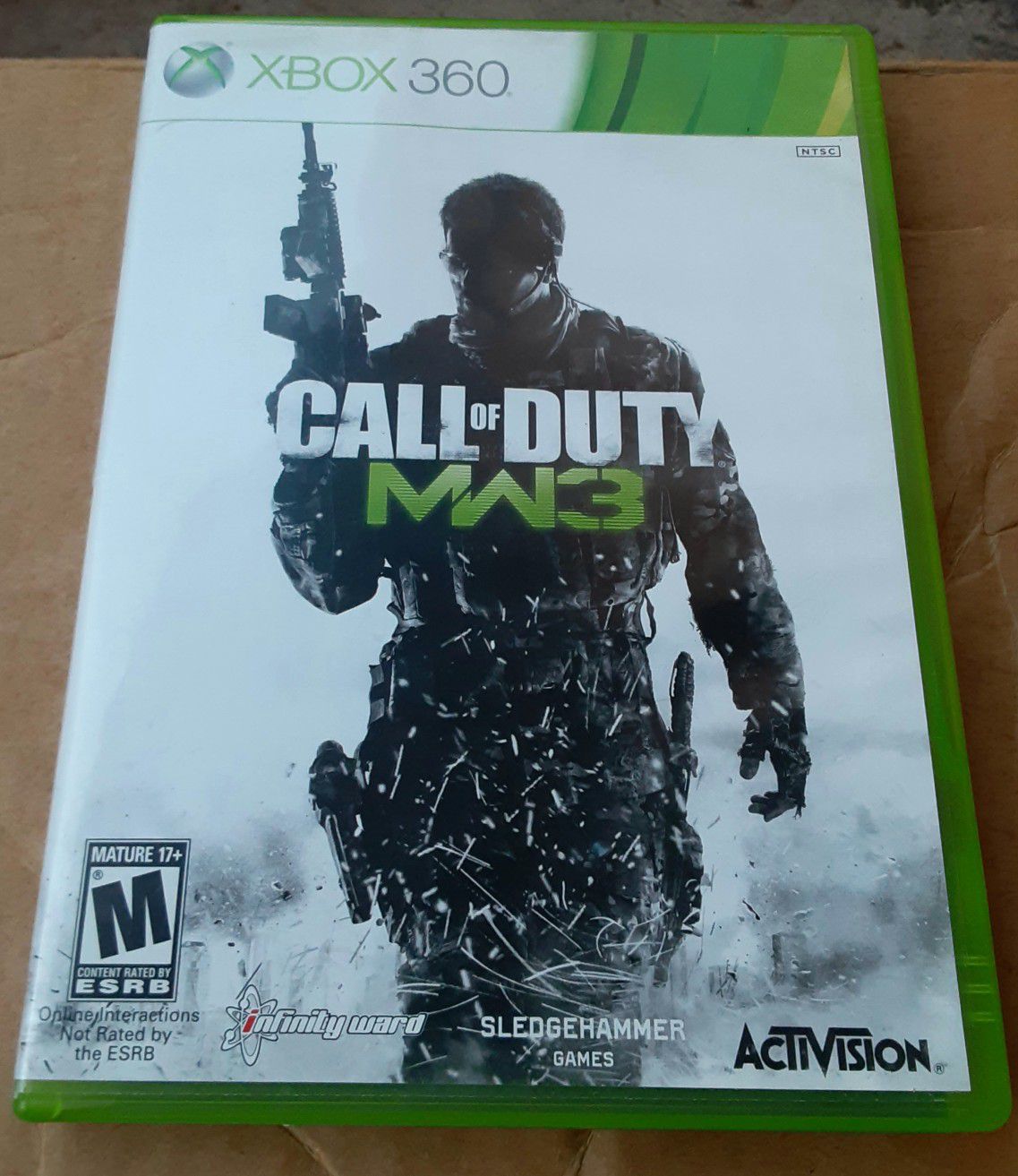 Xbox 360 Call Of Duty MW3 video game..