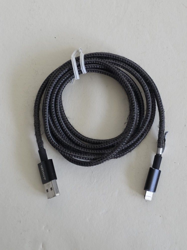 Anker Powerline Braided Nylon Lightning to USB-A 6ft Cable