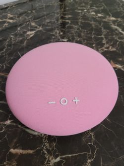 Pink bluetooth speaker