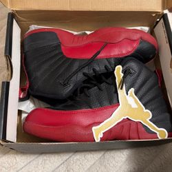 Jordan 12 Retro Bp Flu Games Size 1.5 Y Boys 