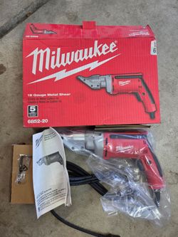 Milwaukee 18 gauge metal shear