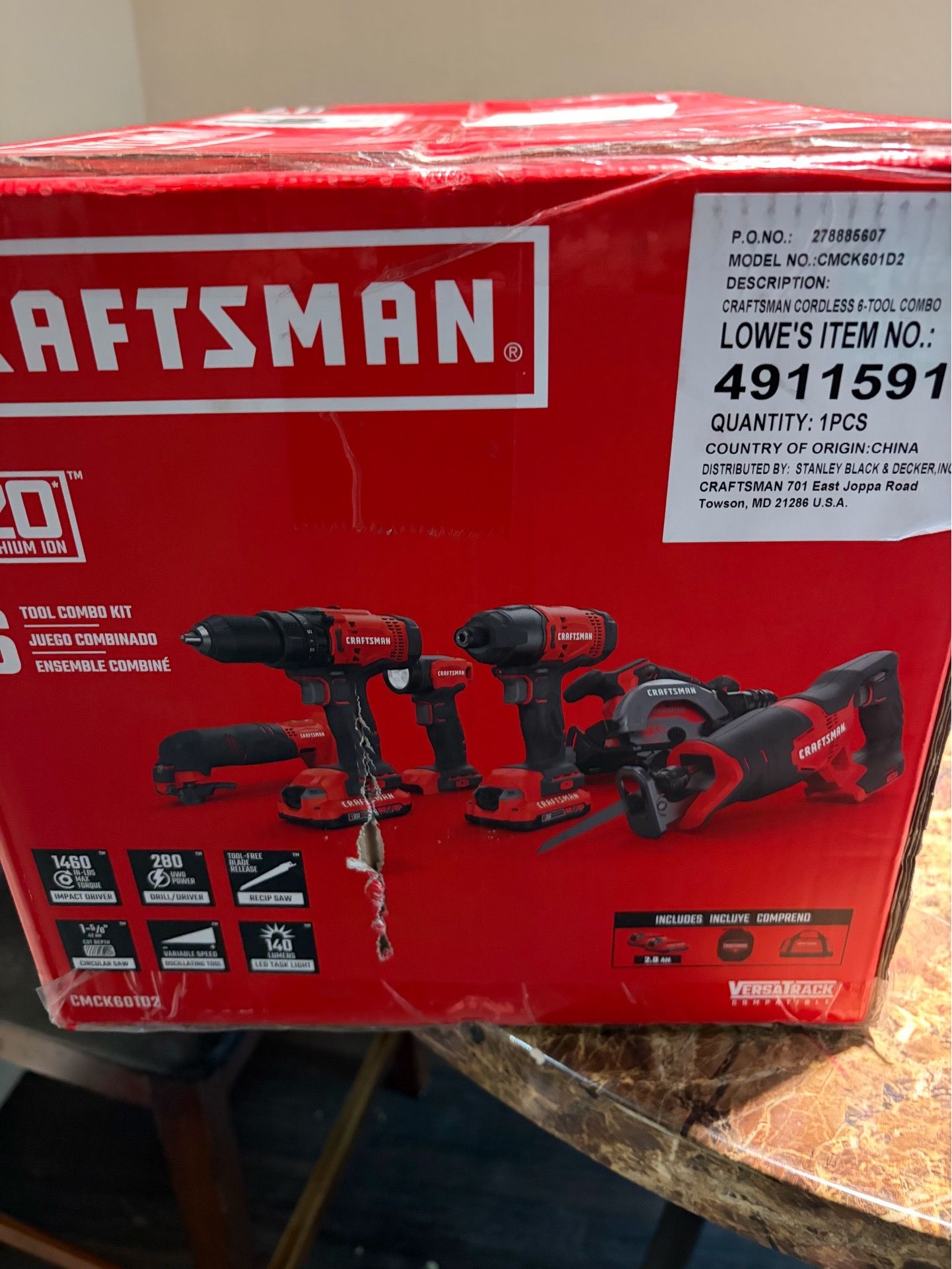Combo de herramienta crafman