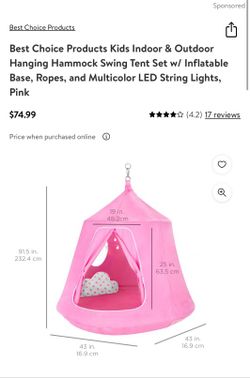 Kids Indoor And Outdoor Haging Hammock Swing 