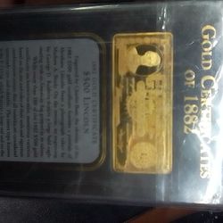 1882 $500 Lincoln Gold Certificate 