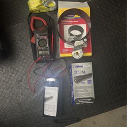 Amp Clamp Meter / Oil Wrench / Blue Fuel