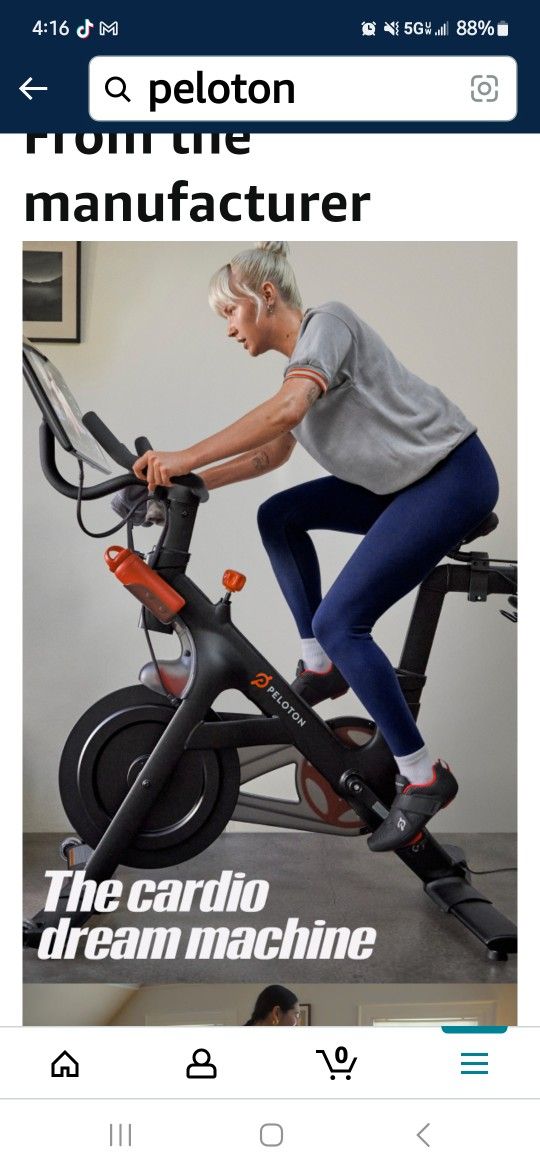 Original Pelaton Indoor Excercise Bike