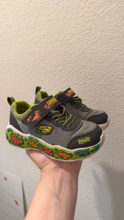 Toddler Sketchers Dino Shoes Size 8