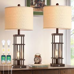 Bzzmmb 29.5'' Table Lamps For Living Room Set Of 2