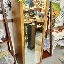 Mirrored Swivel Armoire 