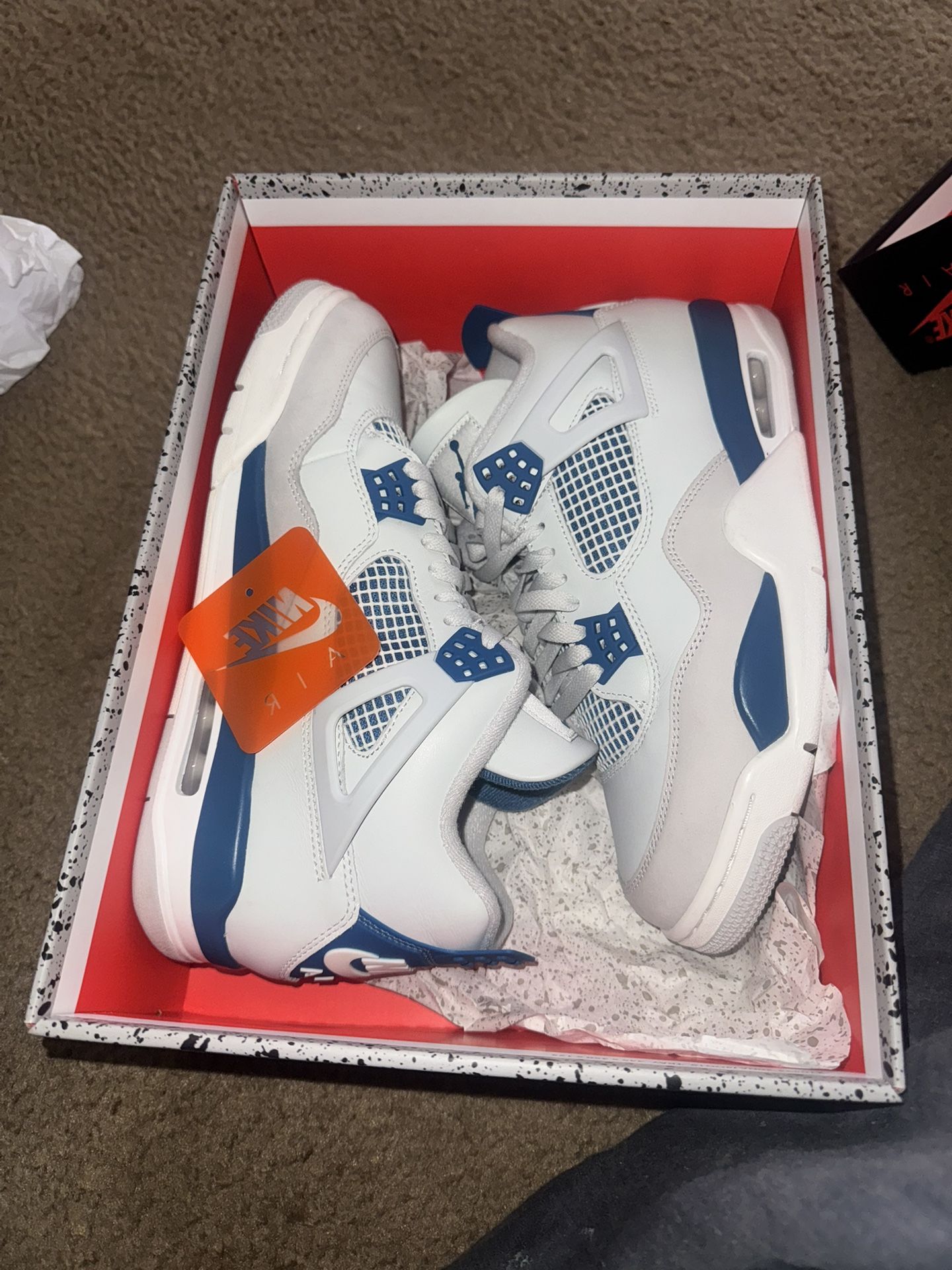 Jordan 4s Military Blue (size 10)