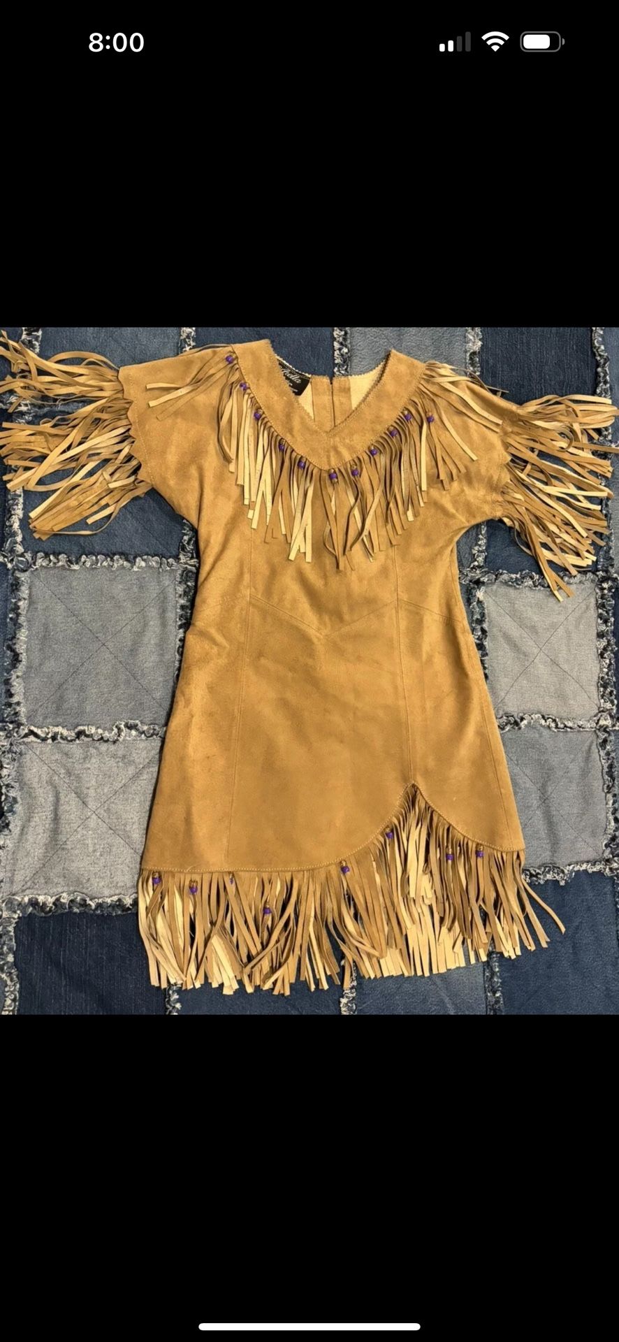 Arella Leather & Sportswear Vintage Fringe Dress