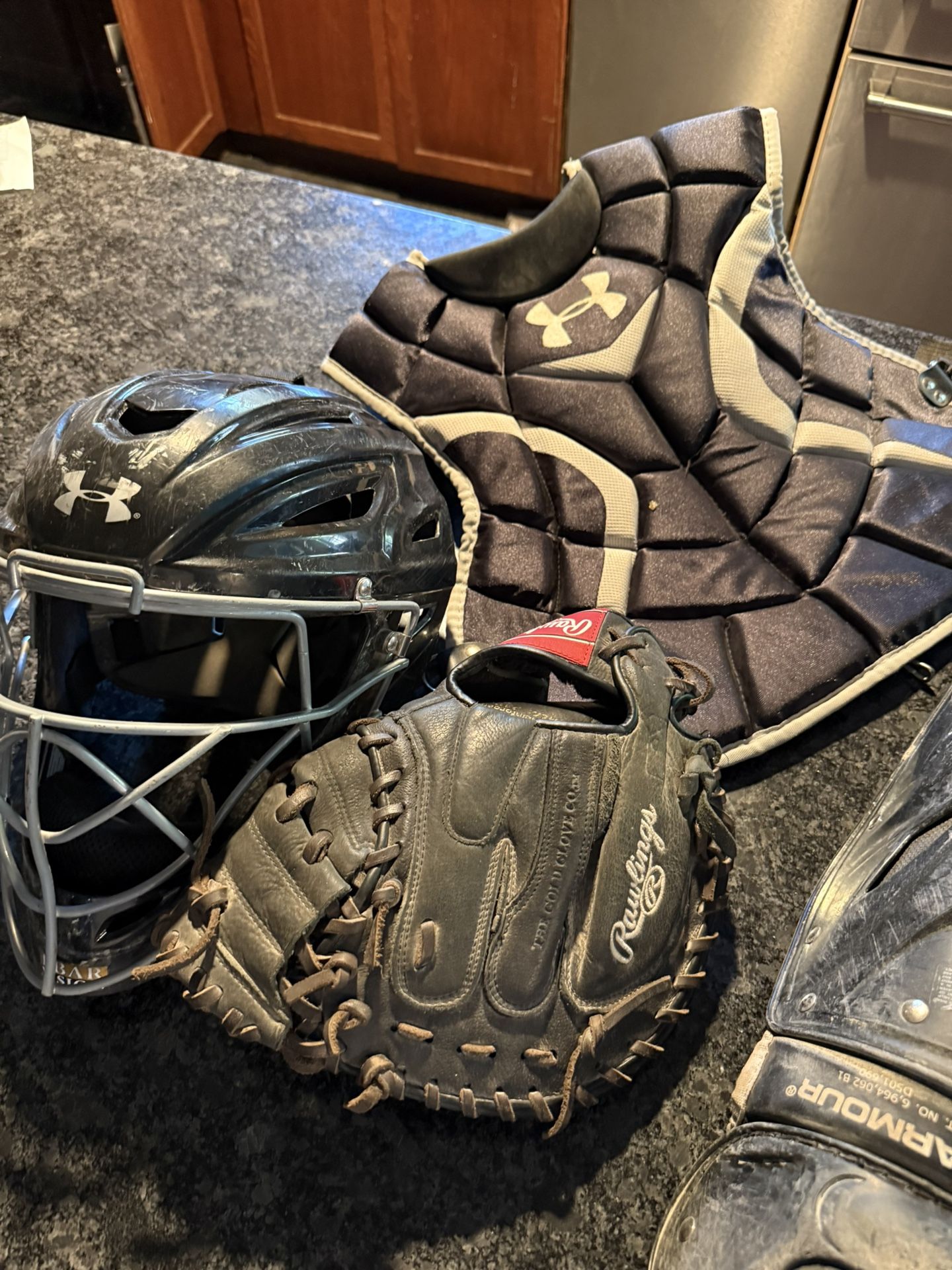 Under Armor Adult Catcher Gear.