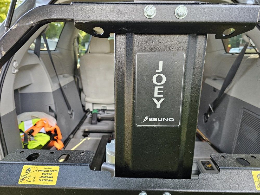 Joey Bruno Chair Lift For Vehicle