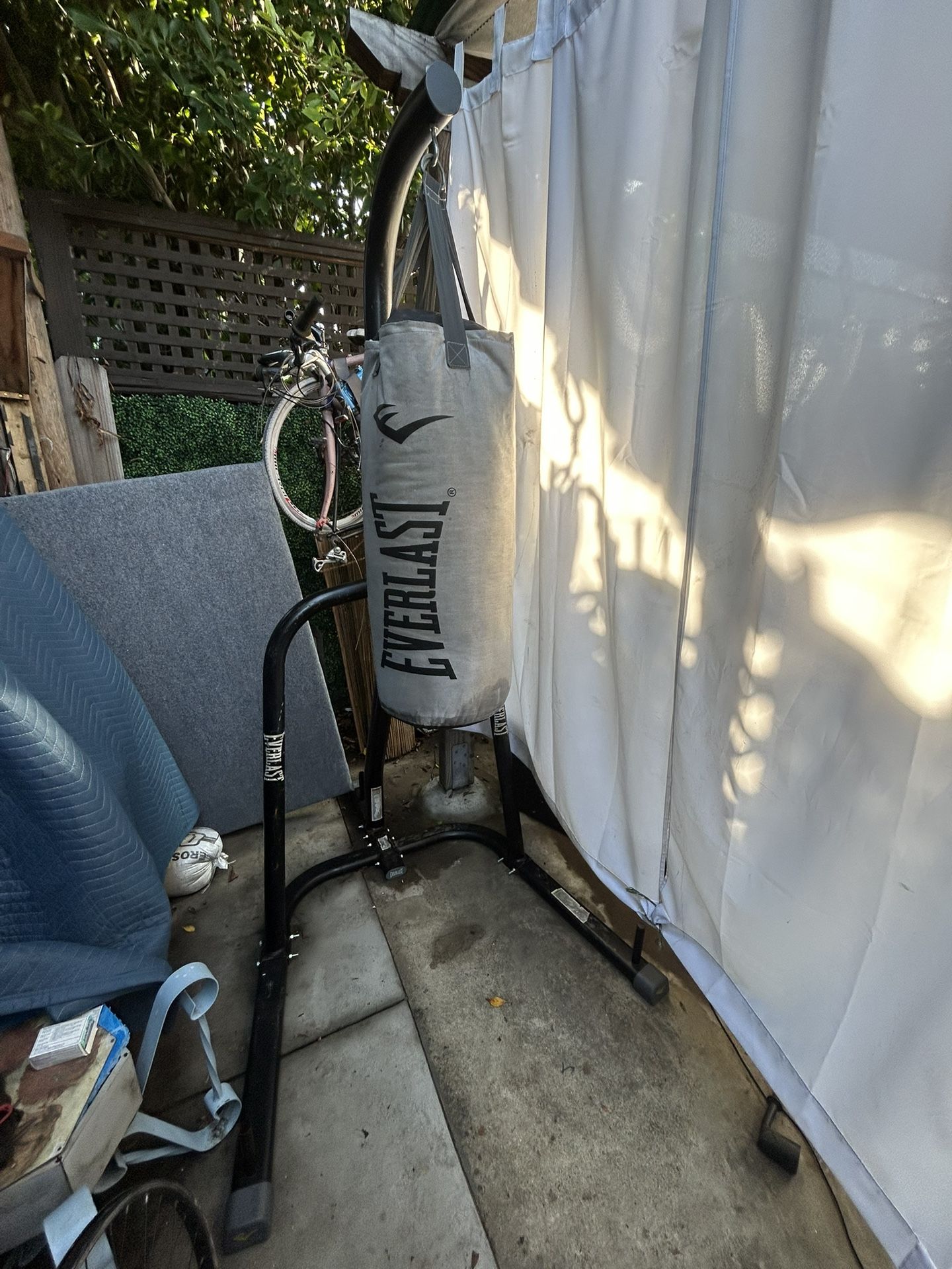 Everlast Punching Bag And Stand