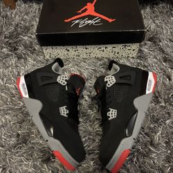 Bred Jordan 4 Shoes Size 11 Men’s Sneakers