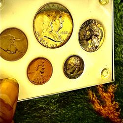 1962 Proof Set Uncirculated Amazing Toning (makeAoffer)