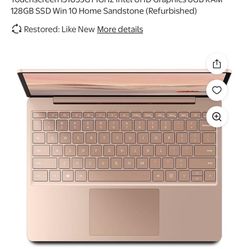 Microsoft Model #1943 Surface Laptop Go
