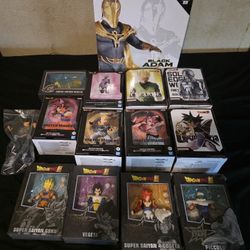 DRAGON BALL Z/MARVEL FIGURES ( READ DISCRIPTION)